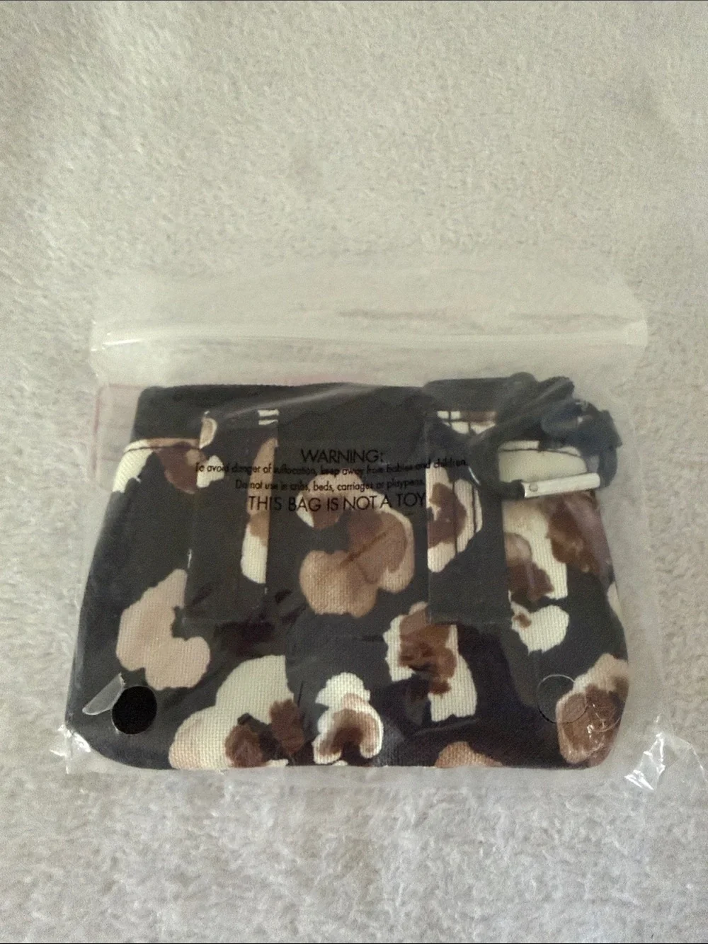 NWT thirty-one Black Autumn Bouquet Pet Business Bag